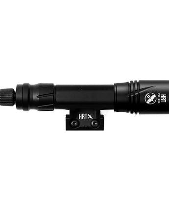 "HRT AWLS Lite Advanced Weapon Light – 18650: Explore the cutting-edge illumination technology of the HRT AWLS Lite. Meticulously designed for firearm integration, this weapon light ensures tactical excellence and reliable performance with its advanced features. Elevate your low-light shooting capabilities with the AWLS Lite – 18650."