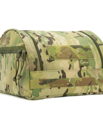"ColeTac Brain Bucket Bag - Elevate your helmet transportation and storage with the Brain Bucket Bag by ColeTac. This tactical gear bag offers secure and organized storage for your essential headgear, ensuring readiness and protection for your valuable equipment."
