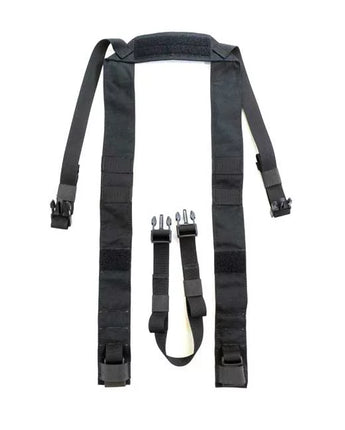 "HRT H Harness - Tactical excellence in load-bearing solutions. The HRT H Harness provides optimal weight distribution and versatility for your gear setup. Explore how this harness enhances comfort and maneuverability in demanding situations."