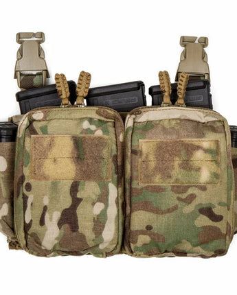 "HRT Maximus Placard - Explore the tactical versatility and strategic efficiency of the HRT Maximus Placard. This modular chest rig attachment is designed for secure and convenient storage of essential gear. Elevate your loadout with the Maximus Placard, ensuring readiness for dynamic missions."