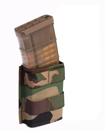 "Single 5.56 Midlength KYWI Pouch - Elevate your tactical gear with this pouch designed for secure and quick access to a single 5.56mm magazine using the innovative KYWI system. Enhance your readiness and streamline your gear setup with precision and efficiency."