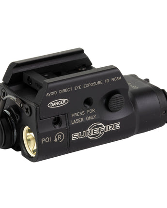"Surefire CMP with Laser 300LM BLK - Tactical flashlight with integrated laser for optimal performance in low-light conditions."