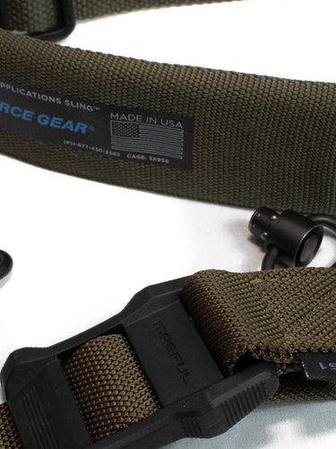 Image of high-quality tactical weapon slings, featuring durable, adjustable designs from brands like Magpul, Warhorse Concepts, and Flatline Fiber Co. Ideal for secure and comfortable weapon carry in tactical, hunting, and shooting scenarios.